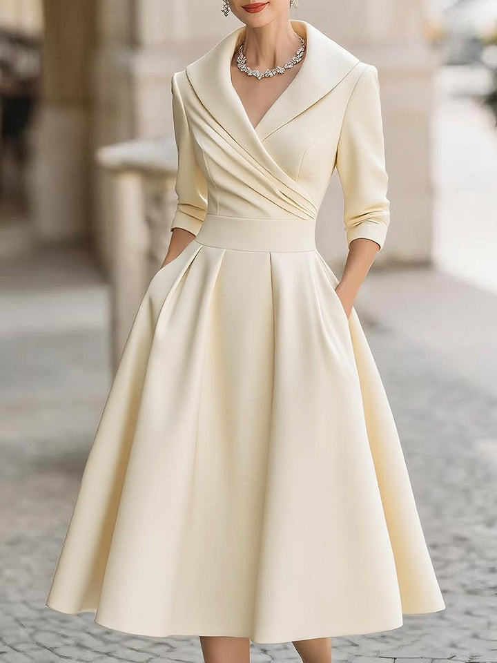 Lina – Midikleid aus Satin