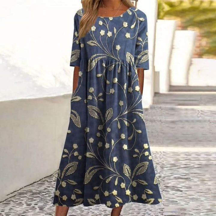 Clara | Lässiges Midi-Kleid