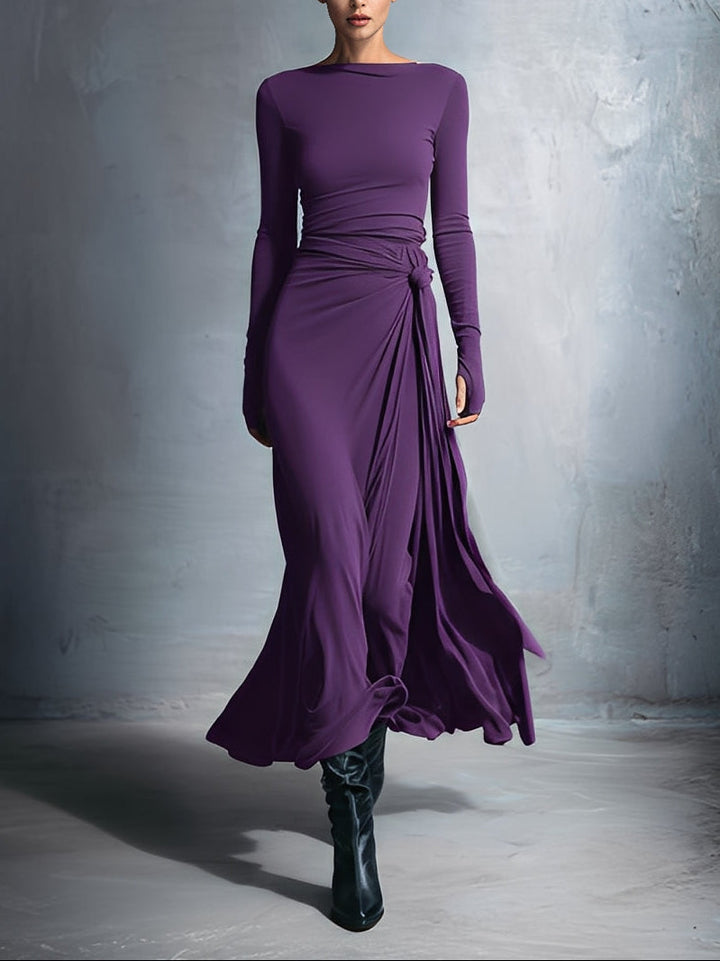Lyla - Elegantes Fluid Maxi Kleid