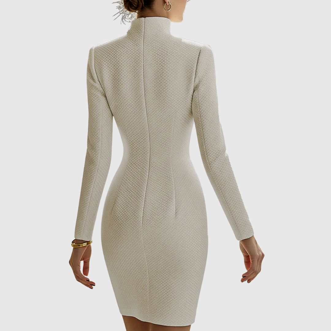 Harriet | Sanduhr-Leder-Minikleid