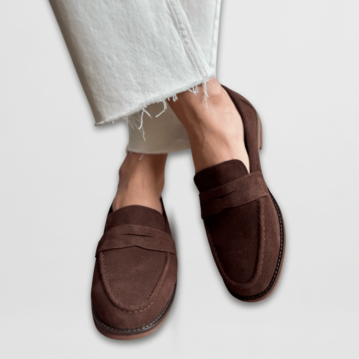 Bianca - Klassische Vintage-Lederloafers