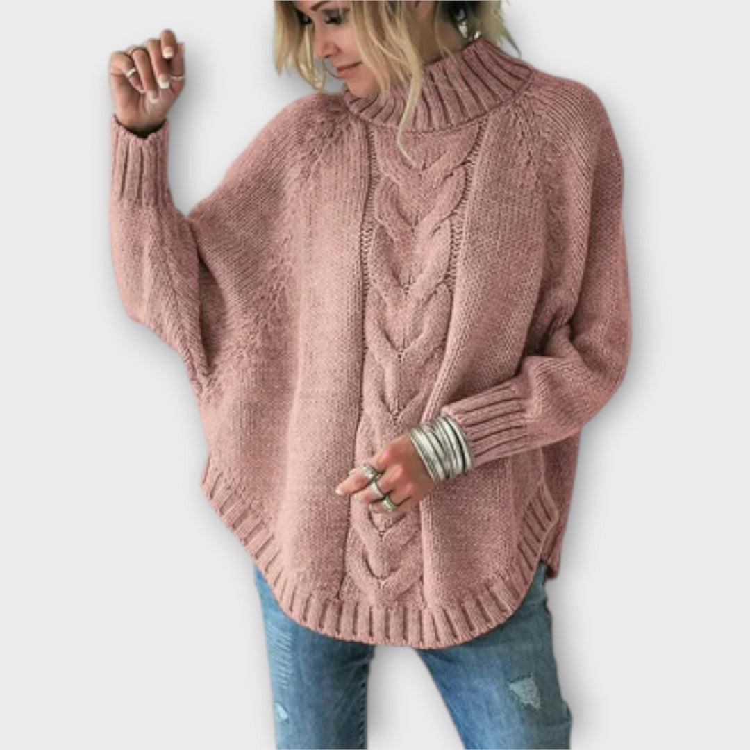 Elysian - Gestrickter Pullover mit Kabelmuster