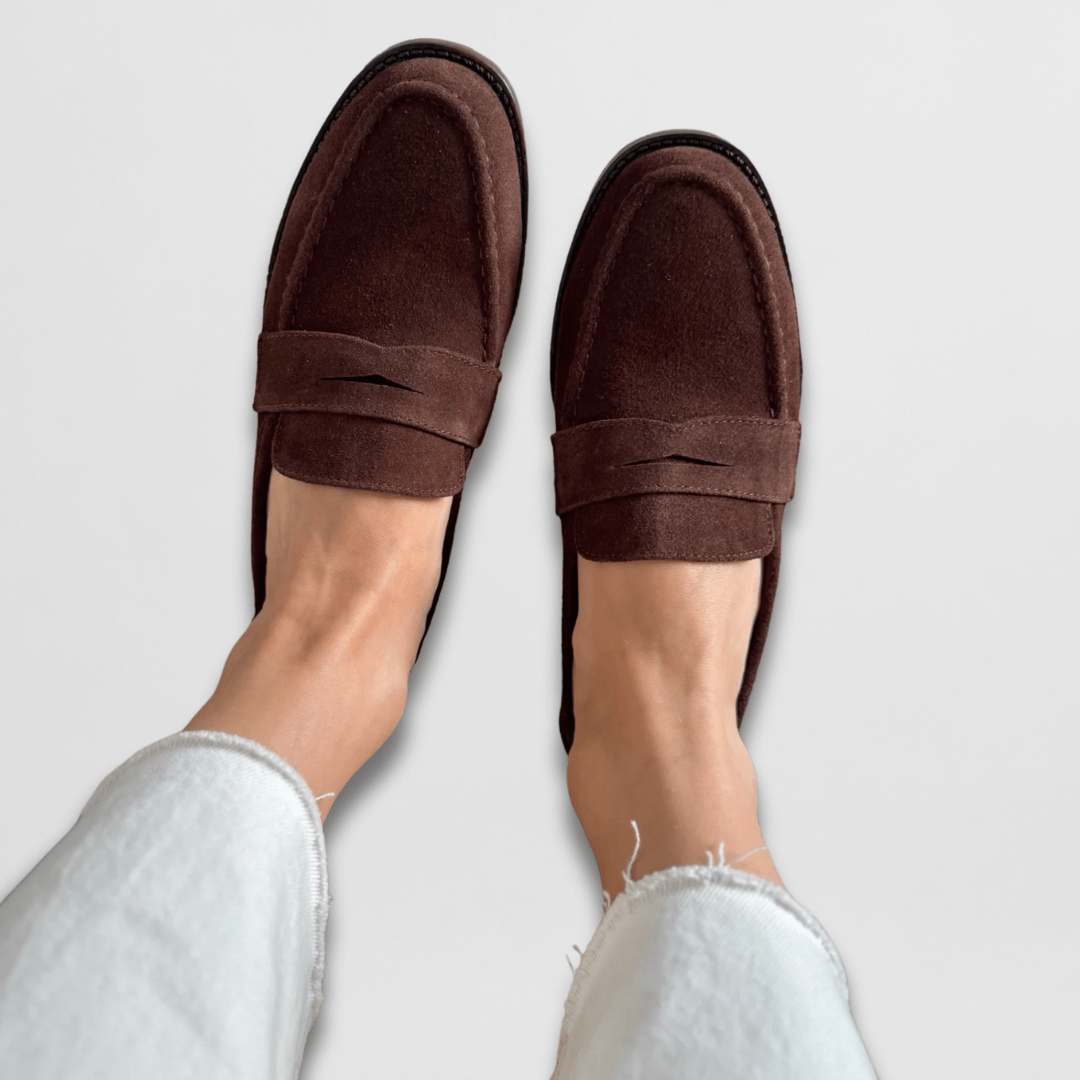 Bianca - Klassische Vintage-Lederloafers