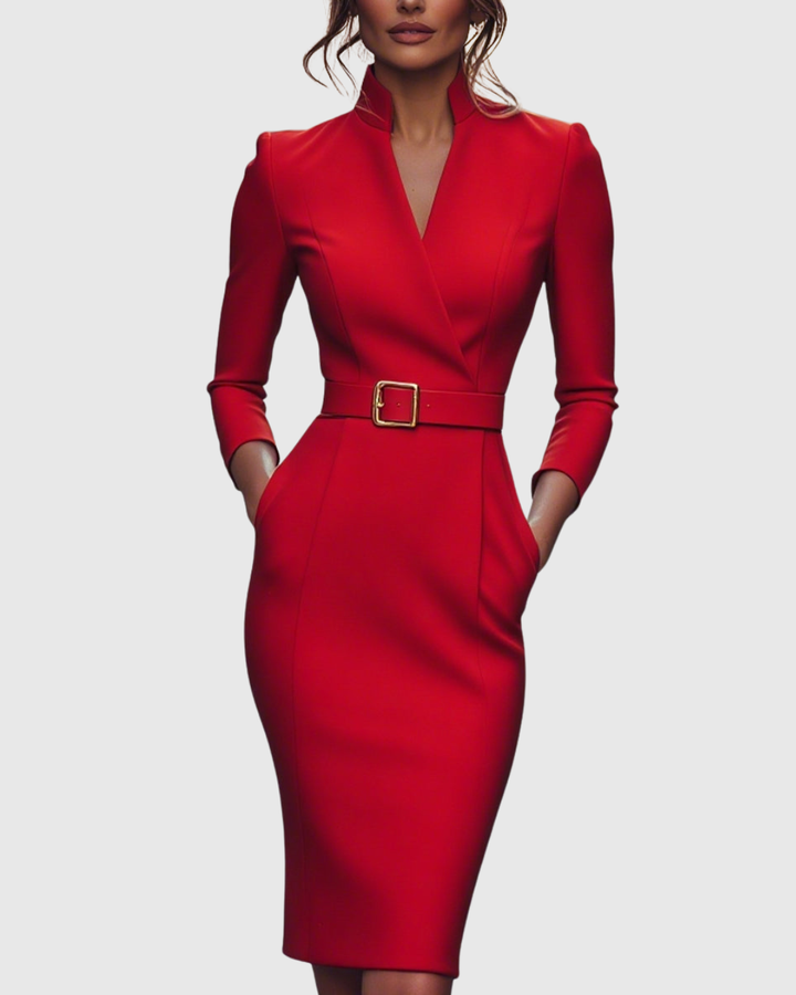 Claribel | Raffiniertes Midi-Kleid