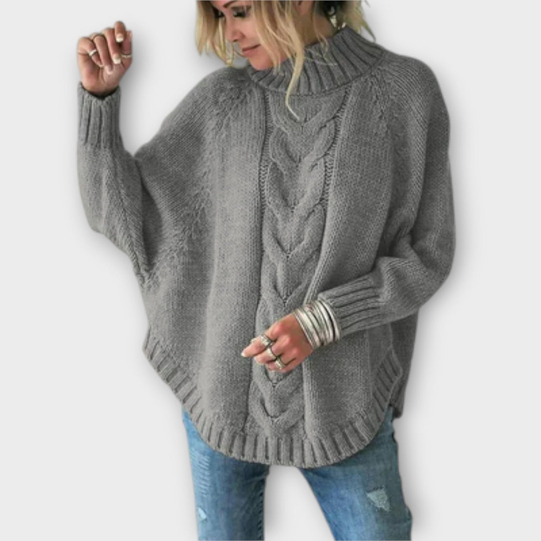 Elysian - Gestrickter Pullover mit Kabelmuster