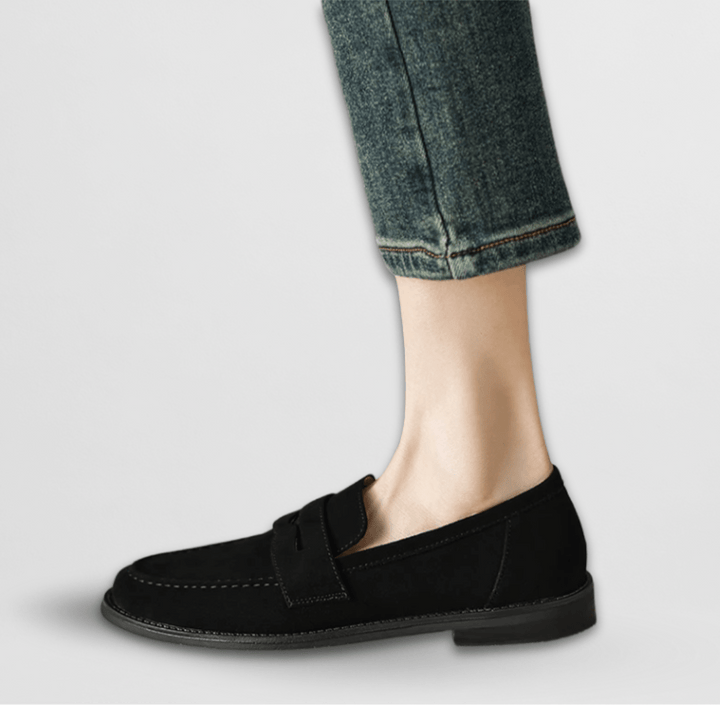 Bianca - Klassische Vintage-Lederloafers
