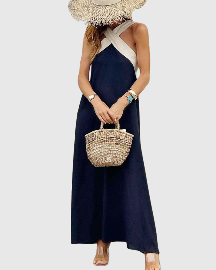 Orella | Kleid mit Kreuzhals