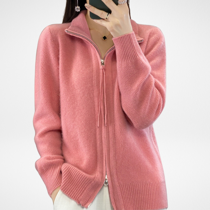 Lisa | Cashmere Zip Weste