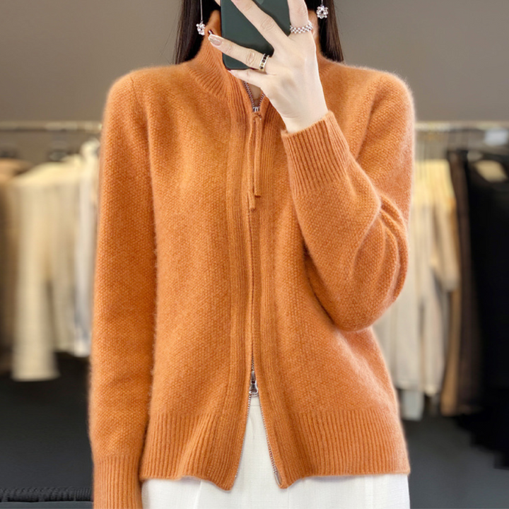 Lisa | Cashmere Zip Weste