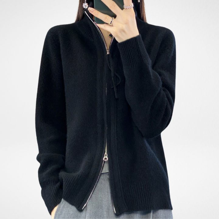 Lisa | Cashmere Zip Weste