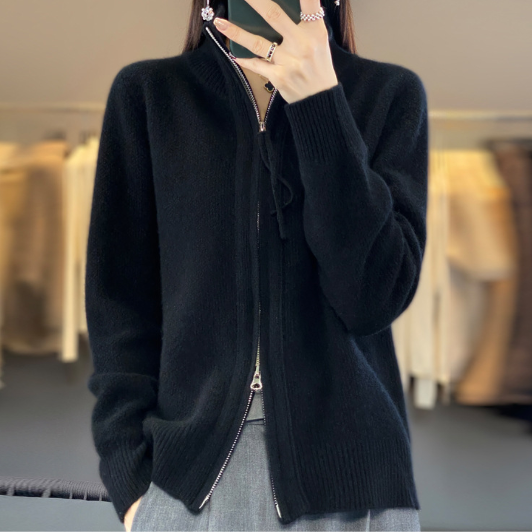 Lisa | Cashmere Zip Weste