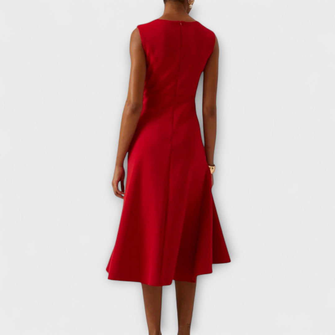 Ariana - Plissiertes Midi-Kleid