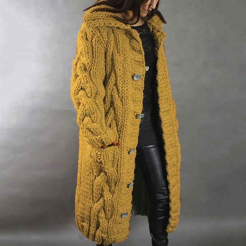 Karin - Eleganter Kuschelmantel mit Bauchbedeckung