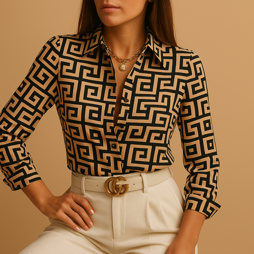 Marianne™ | Bluse mit buntem Druck