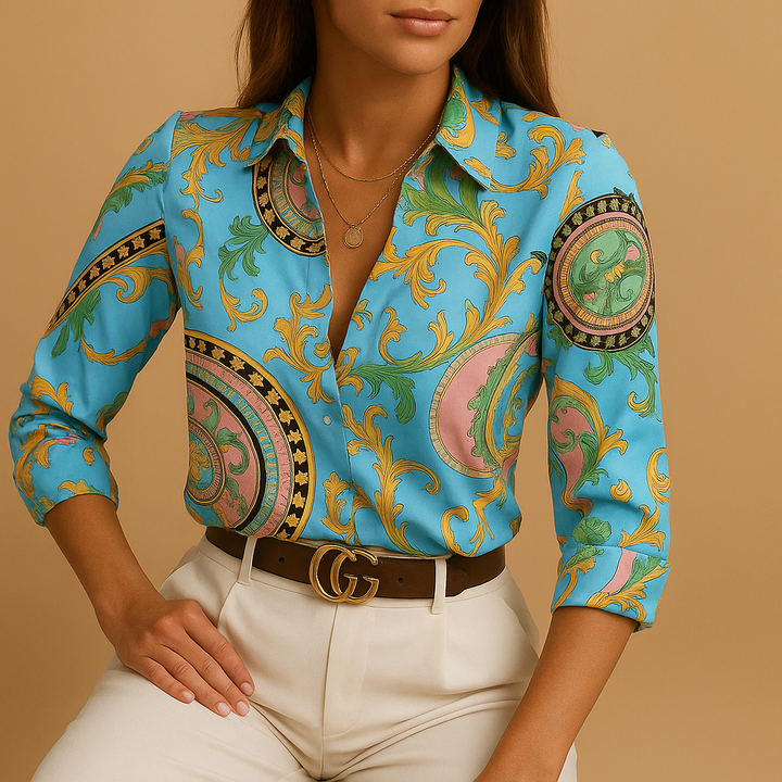 Marianne™ | Bluse mit buntem Druck