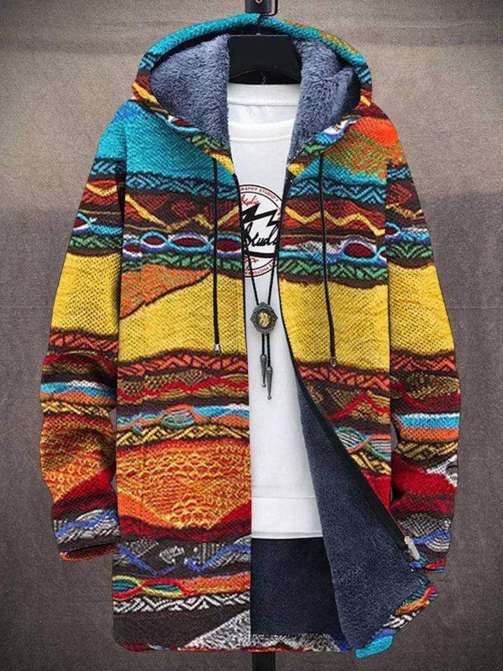 Sam - Luxus-Cardigan inspiriert von Kunst