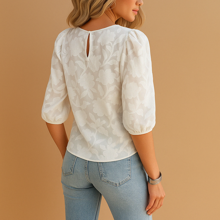 Calixte™ | Elegante Blumenshirt