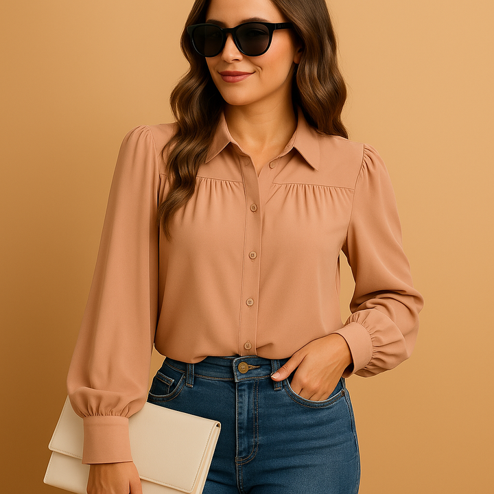 Isabeau™ | Bluse mit Laternenärmeln