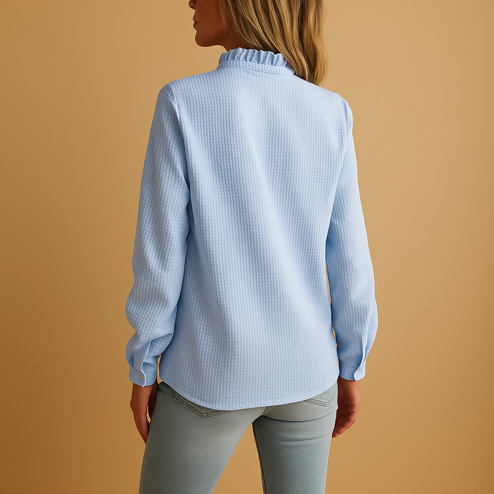 Valentine™ | Gestreifte Bluse mit Volants