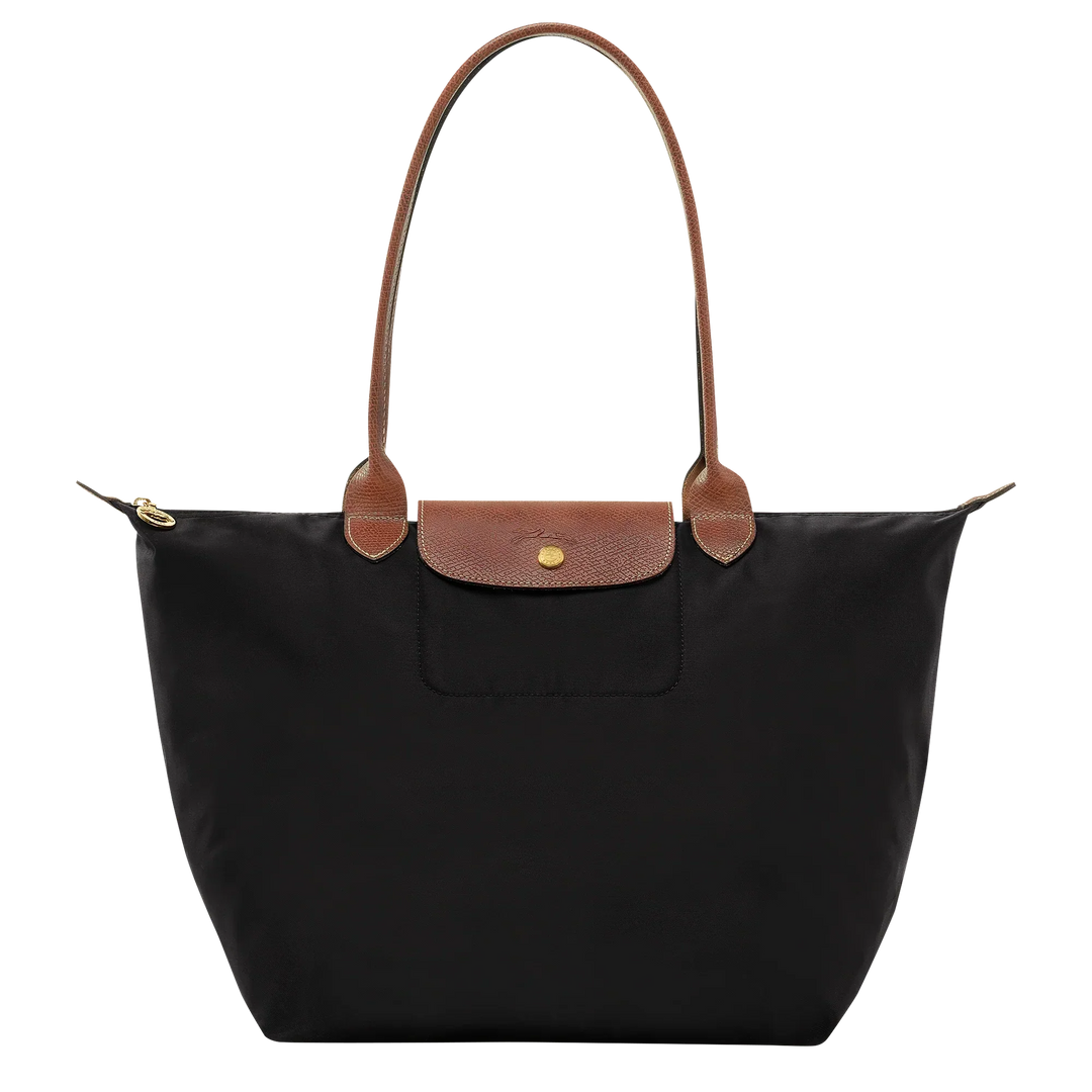 Große Le Pliage Tote, Schwarz