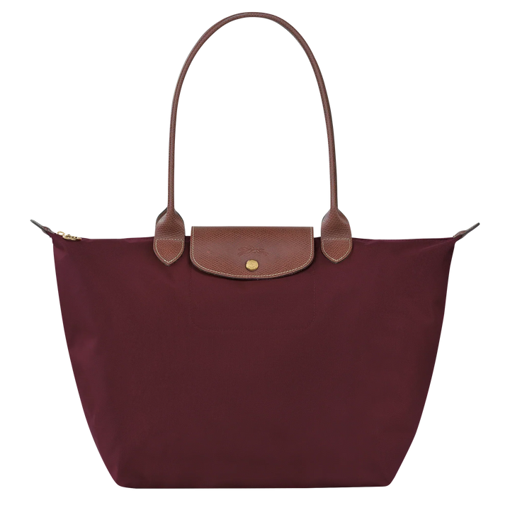 Große Pliage-Tasche, Burgunder