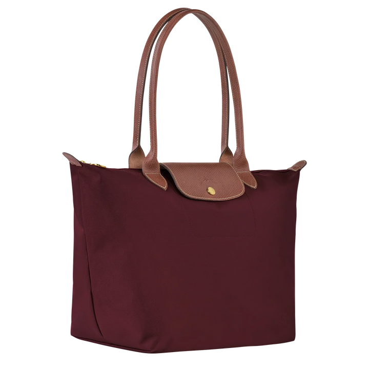 Große Pliage-Tasche, Burgunder