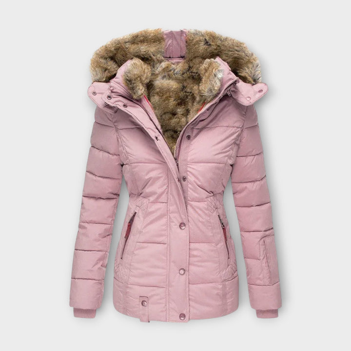 Emine – Gemütliche Jacke mit Kunstfellfutter