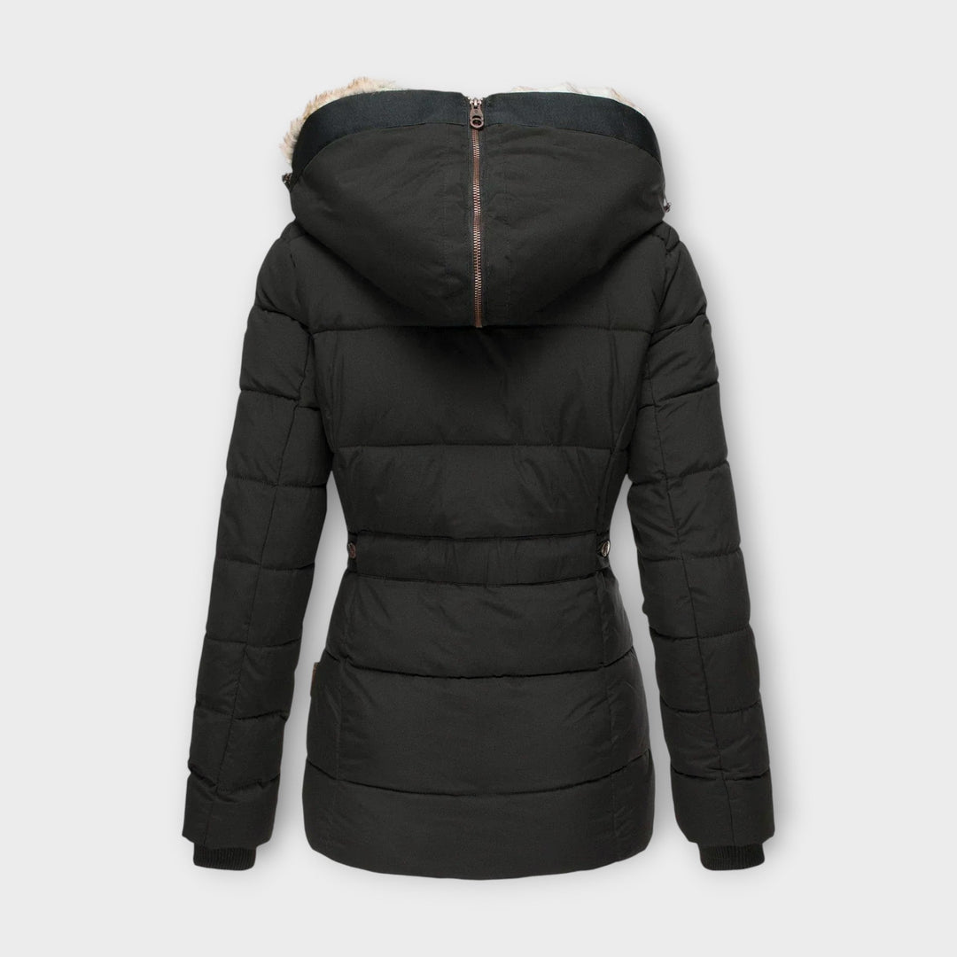 Emine – Gemütliche Jacke mit Kunstfellfutter