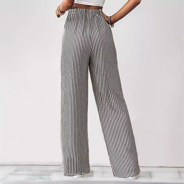 Hollis – Weite gestreifte Hose