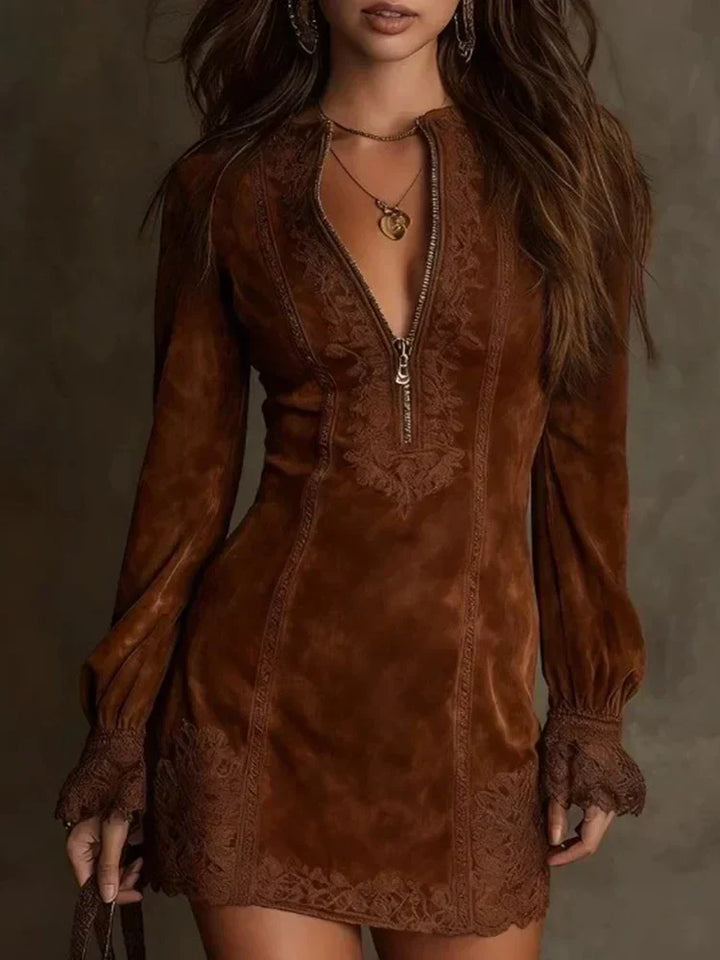 Holly - Klassisches Spitzen-Minikleid