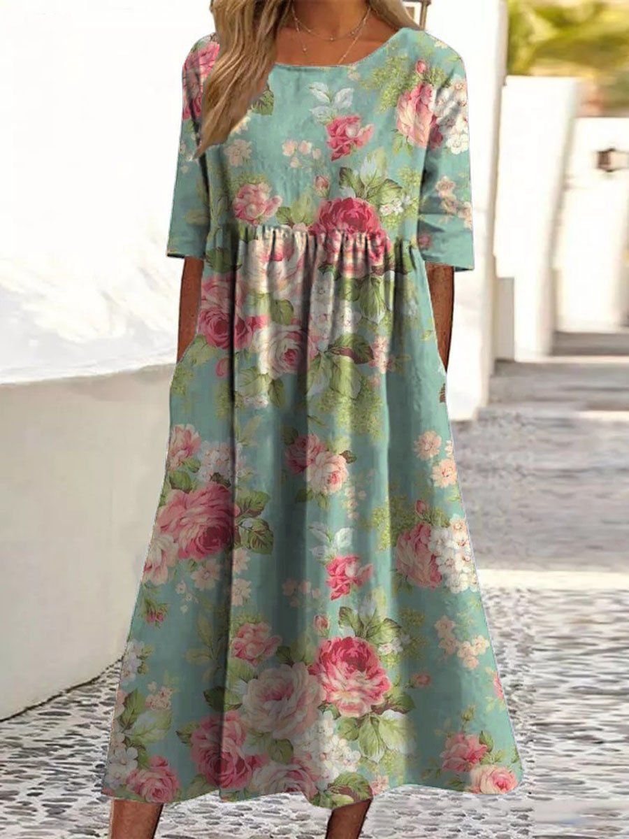 Clara | Lässiges Midi-Kleid