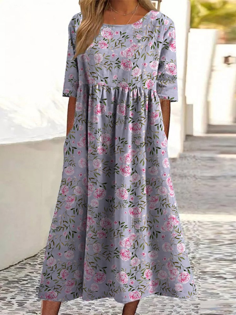 Clara | Lässiges Midi-Kleid