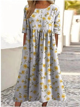 Clara | Lässiges Midi-Kleid