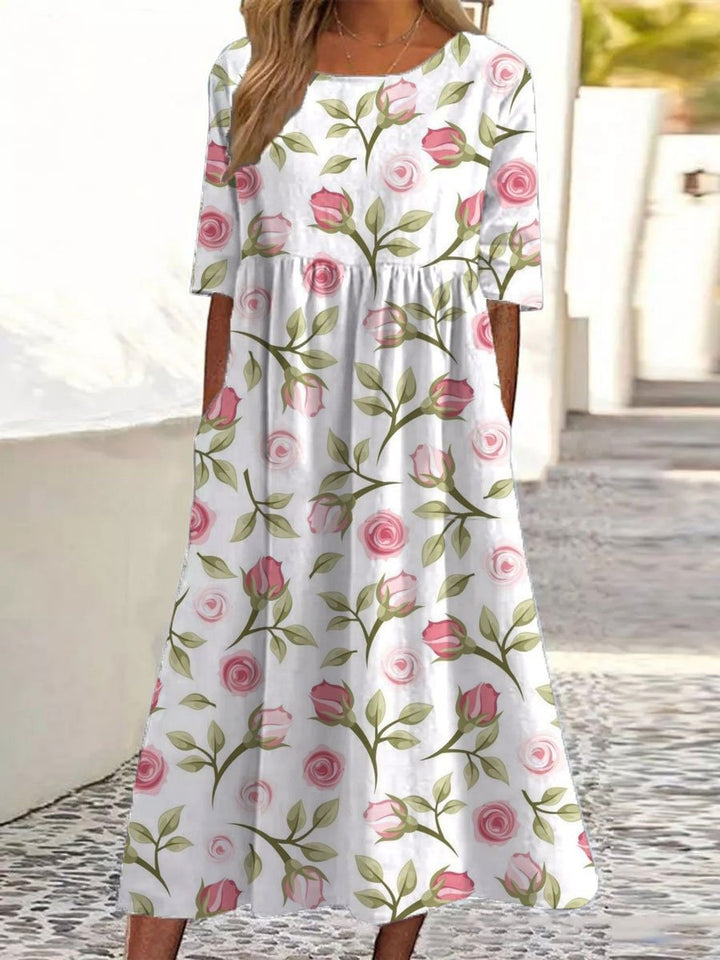 Clara | Lässiges Midi-Kleid