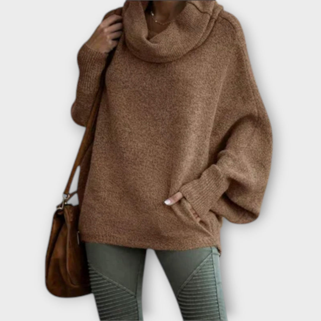 Ulrike - Eleganter Damenpullover in Schildpatt-Optik
