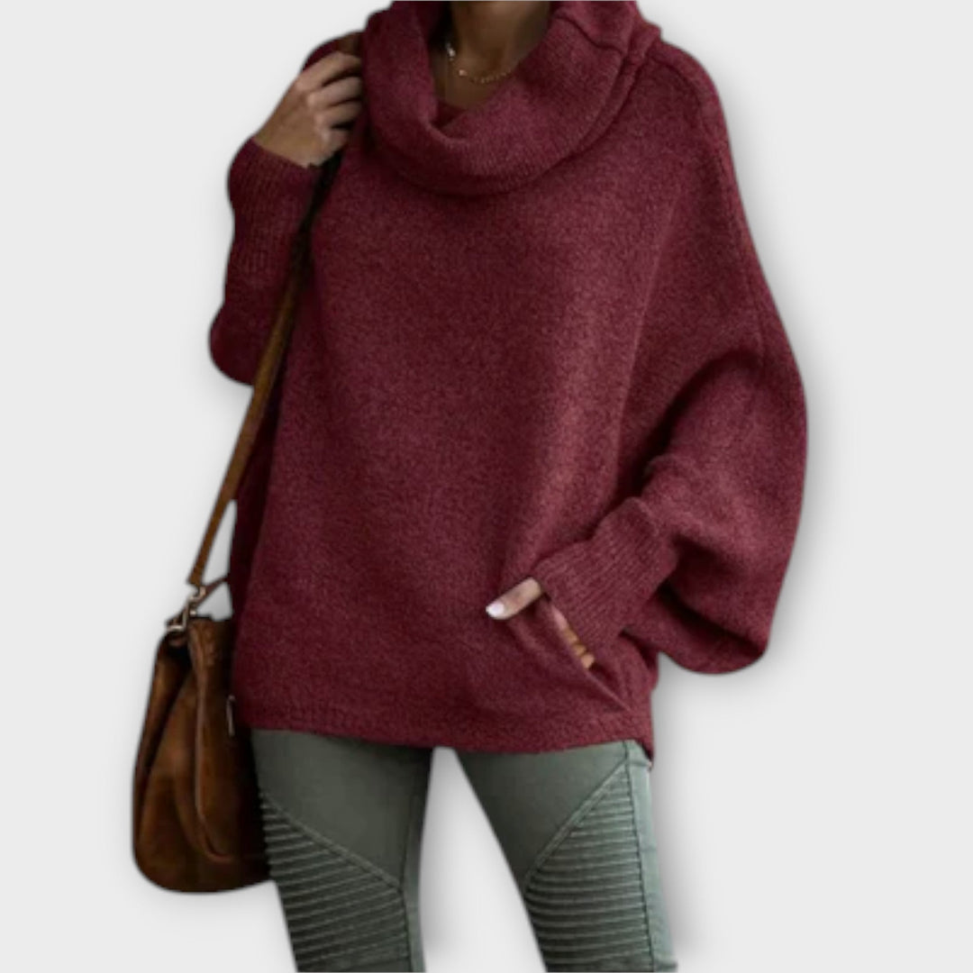 Ulrike - Eleganter Damenpullover in Schildpatt-Optik