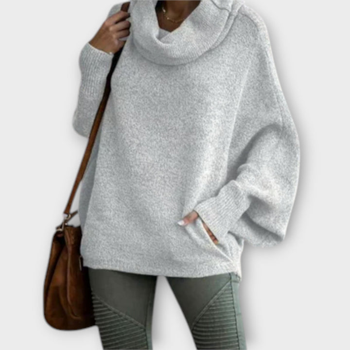Ulrike - Eleganter Damenpullover in Schildpatt-Optik