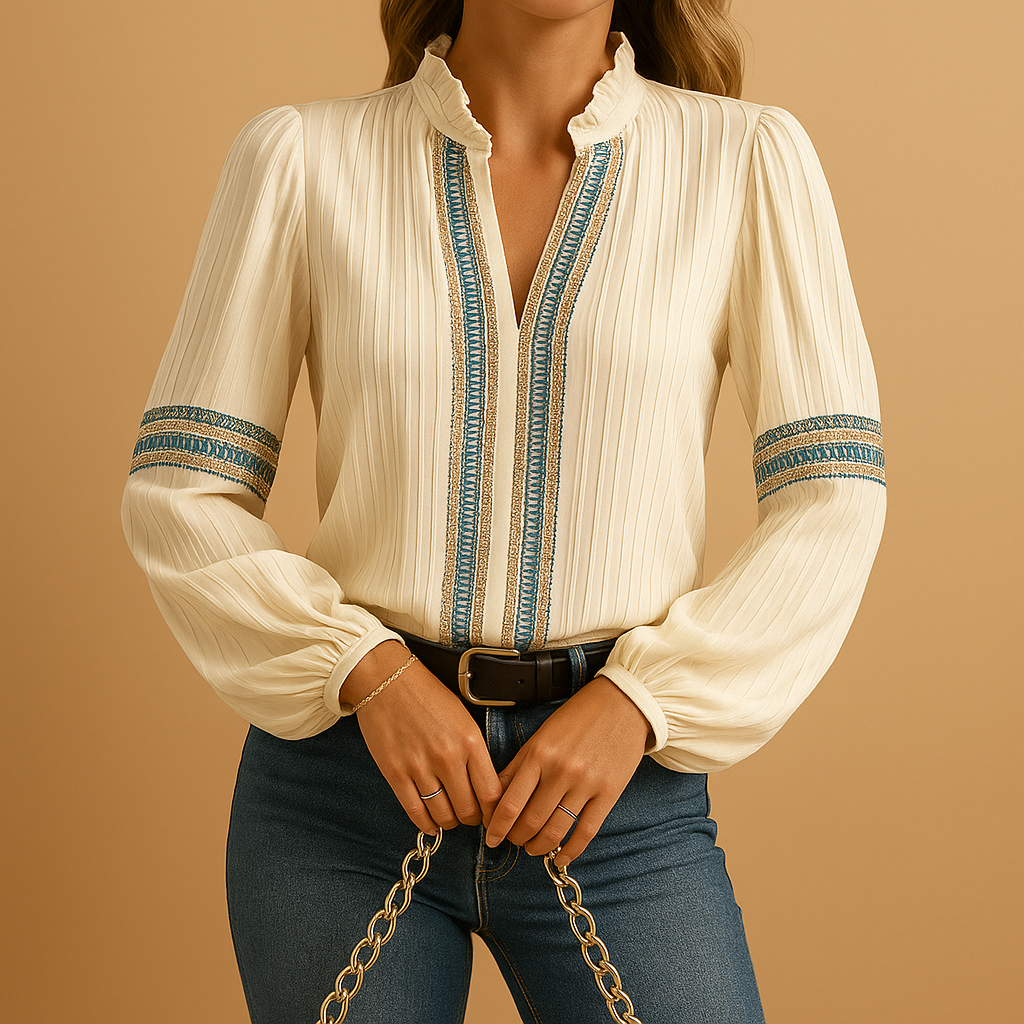 Gaëtane™ | Elegante Spitzenbluse