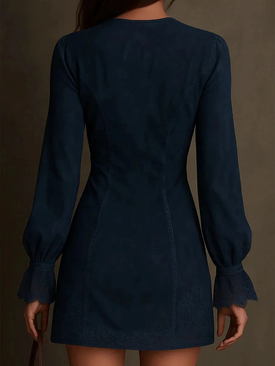 Holly - Klassisches Spitzen-Minikleid