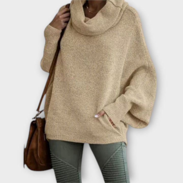 Ulrike - Eleganter Damenpullover in Schildpatt-Optik