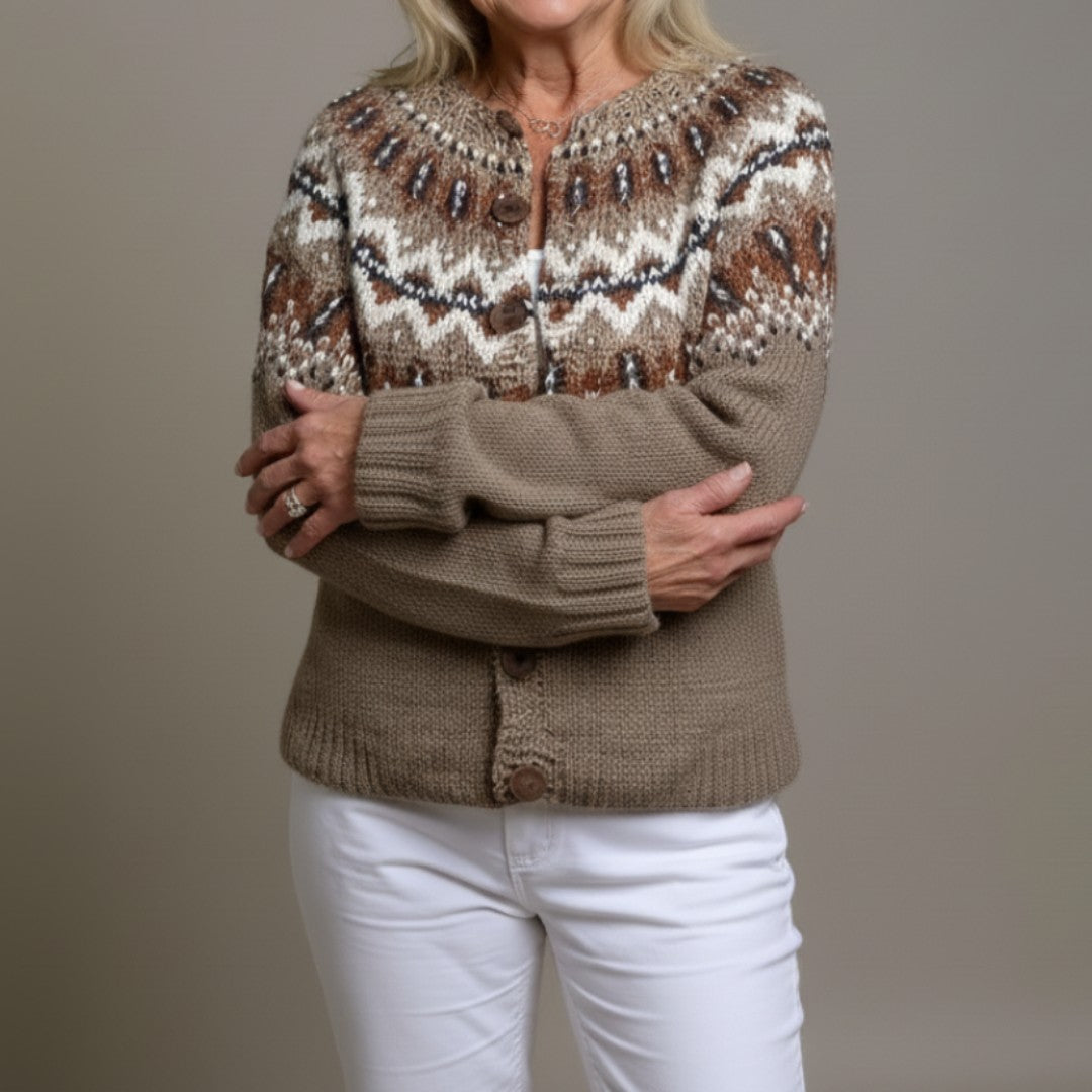 Adeline – Weicher Strick Vintage Cardigan