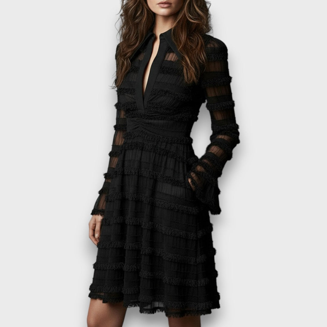 Elodie - Elegantes Midi-Kleid