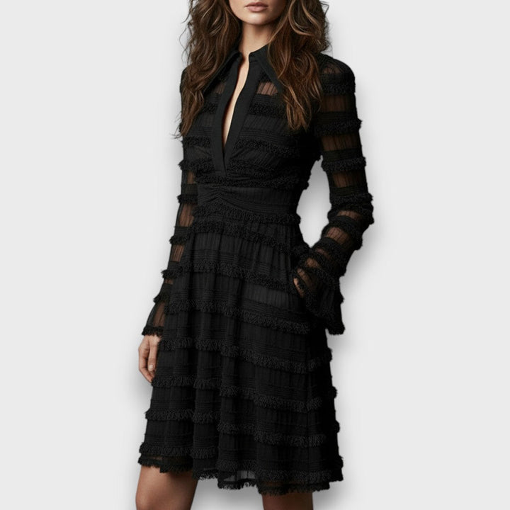Elodie - Elegantes Midi-Kleid
