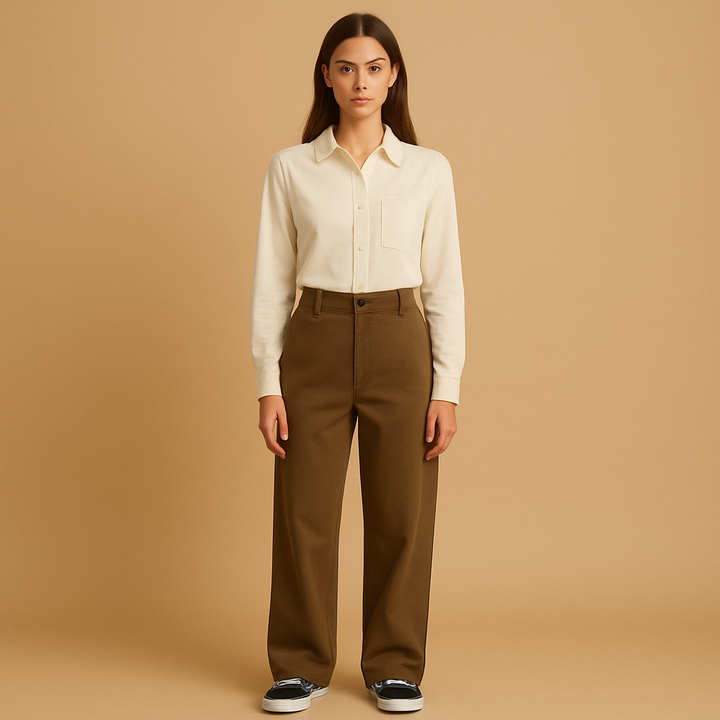 Maëllea™ | Asymmetrische Baggy-Hose