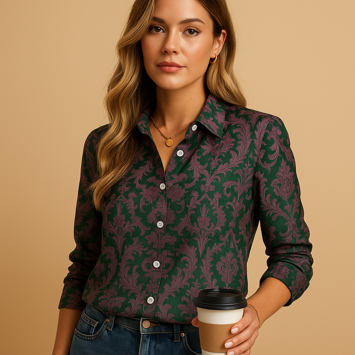 Lysandre™ | Bluse mit elegantem Muster