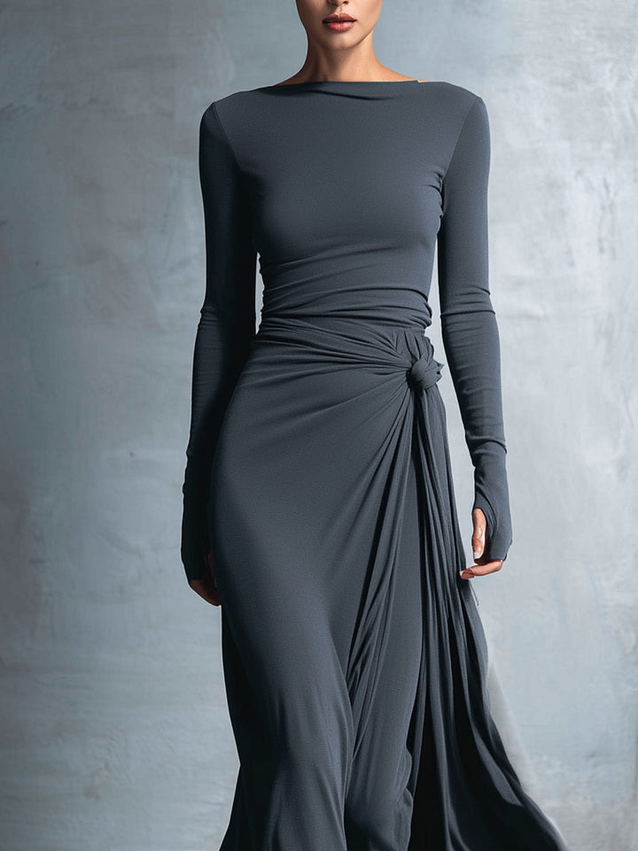 Lyla - Elegantes Fluid Maxi Kleid
