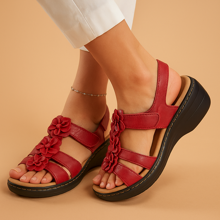 Béatrice™ | Florale Sandalen