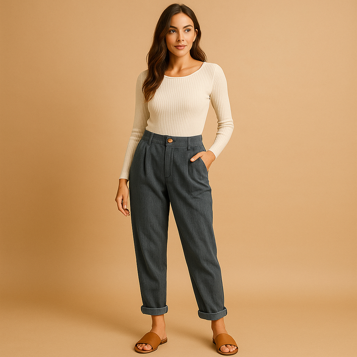 Sabine™ | Gerade Cordhose