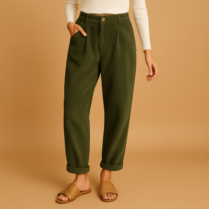 Sabine™ | Gerade Cordhose