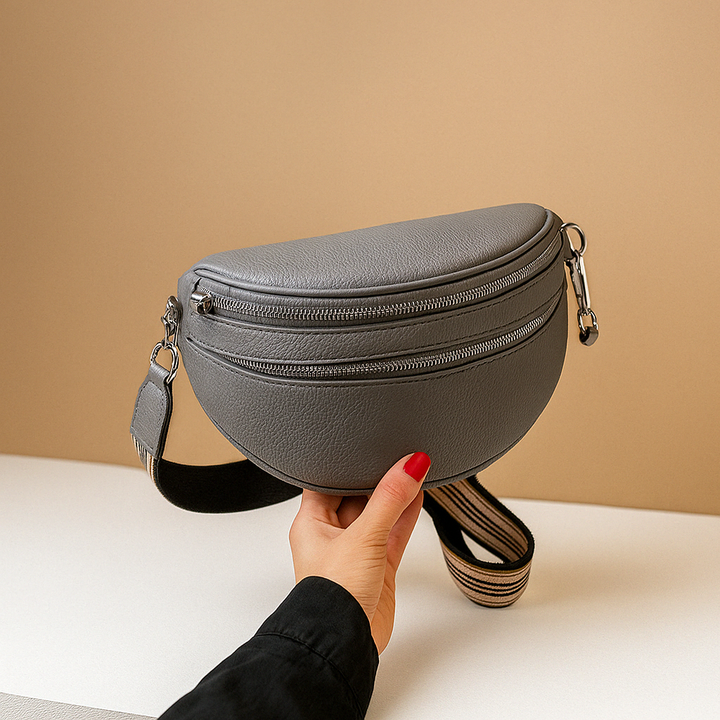 Brigitte™ | Tasche mit doppeltem Reißverschluss